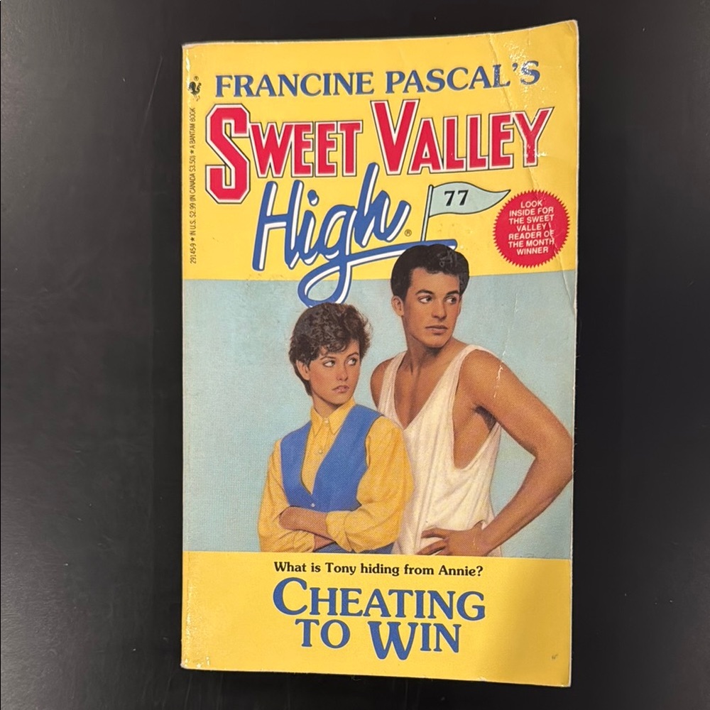 Sweet Valley High #77: Cheating to Win - Vintage Paperback Novel